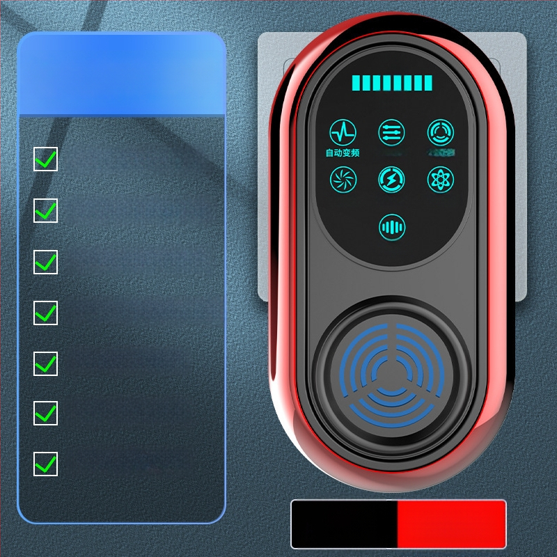 Beltéri ultrahangos szúnyogriasztó és rovarölő készülék, újratölthető, 220V, dobozos csomagolásban