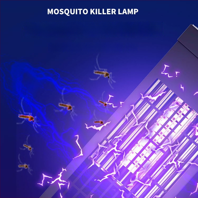 Kültéri szúnyogölő lámpa elektromos sokk módszerrel, vízálló, dugóval csatlakozik a hálózatra, UV fény csali, 50–100 m² lefedettség, 1500 mAh-nál nagyobb akkumulátor, akkumulátor élettartam 1–7 nap