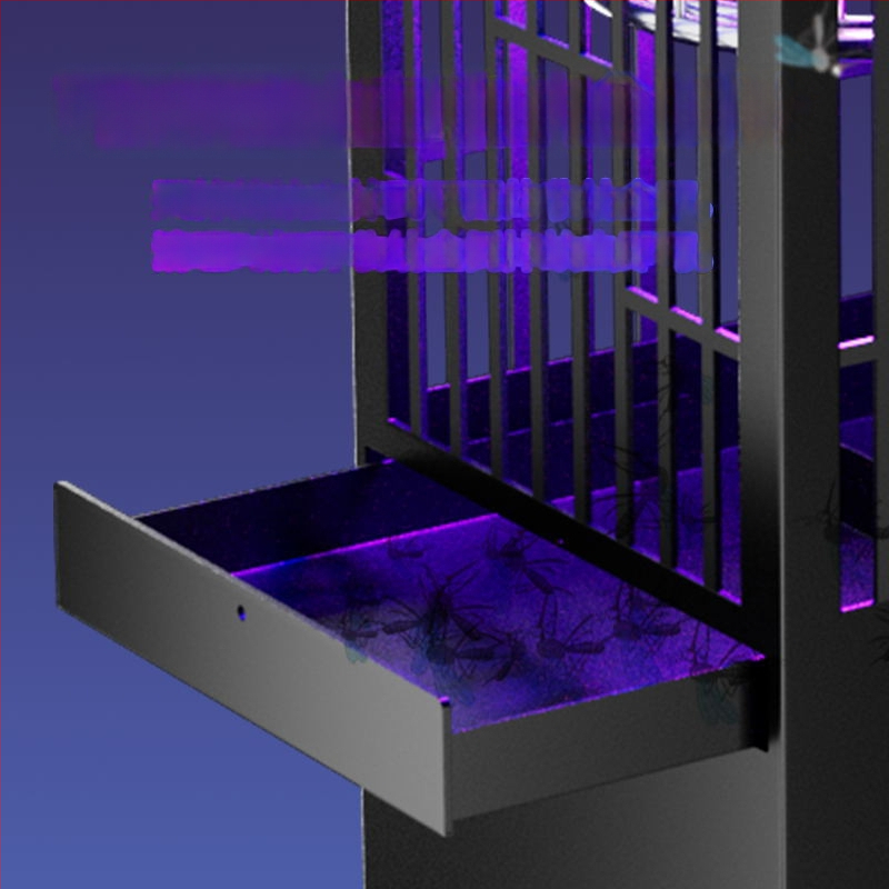 Kültéri szúnyogölő lámpa elektromos sokk módszerrel, vízálló, dugóval csatlakozik a hálózatra, UV fény csali, 50–100 m² lefedettség, 1500 mAh-nál nagyobb akkumulátor, akkumulátor élettartam 1–7 nap