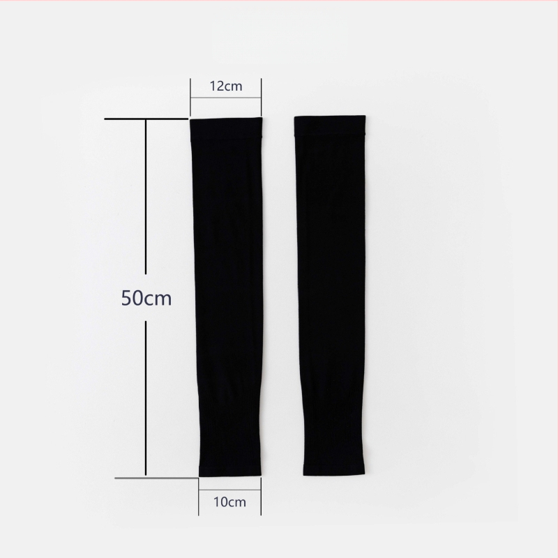 Manșon pentru picioare cu protecție UV, țesătură Ice Silk, nailon, unisex, lung