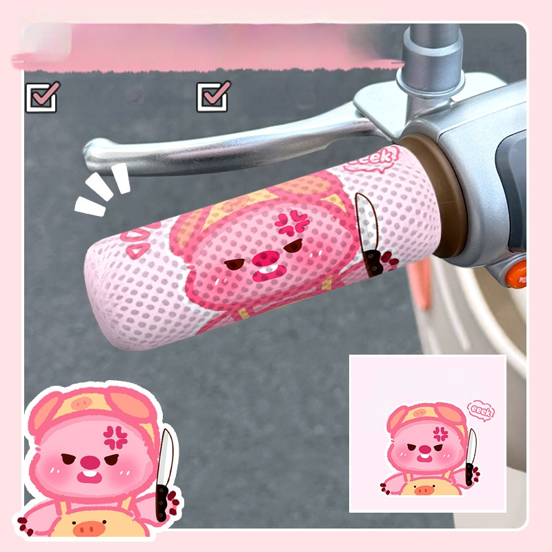 Elektromos kerékpár kormányvédő - méhsejt hálós szerkezet, lélegző, izzadságot felszívó, szivacs anyag, négy évszakos