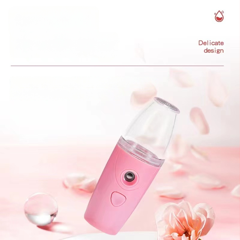 Nano pihustaja näole niisutamiseks, külm udu pihusti, kaasaskantav niisutaja USB laadimisega, 1. kiirus, udu kestus kuni 10 sekundit, tööaeg 1–3 tundi, sisseehitatud aku 100–300 mAh