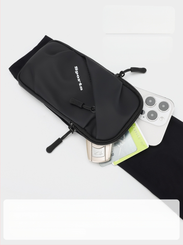 Geantă pentru braț cu telefon pentru alergare și ciclism, respirabilă, ultraușoară, unisex, cu buzunar pentru telefon, material Oxford