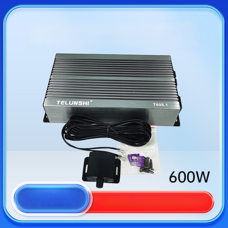 Amplificator auto 4 canale, 2000W, alimentare 12V, carcasă din aluminiu