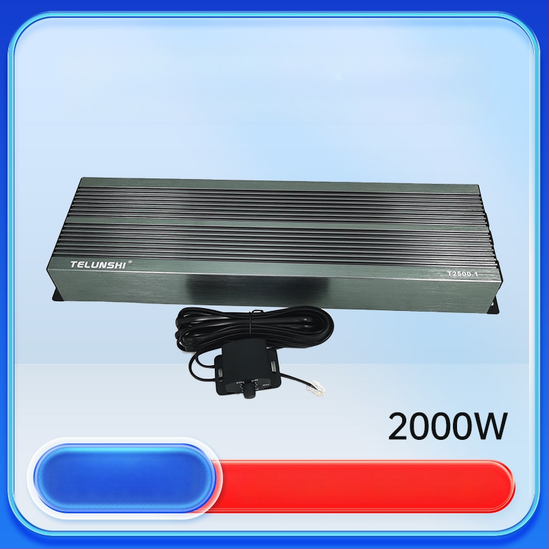 Amplificator auto 4 canale, 2000W, alimentare 12V, carcasă din aluminiu