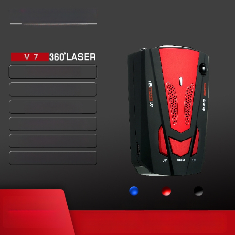 Detector radar de viteză auto, model V7V9E8, brand Tilon Tianlang Star, carcasă ABS, 12V, afișaj LED digital