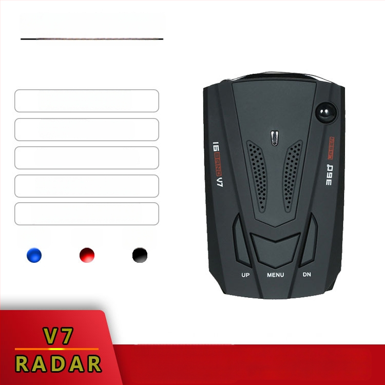 Detector radar de viteză auto, model V7V9E8, brand Tilon Tianlang Star, carcasă ABS, 12V, afișaj LED digital