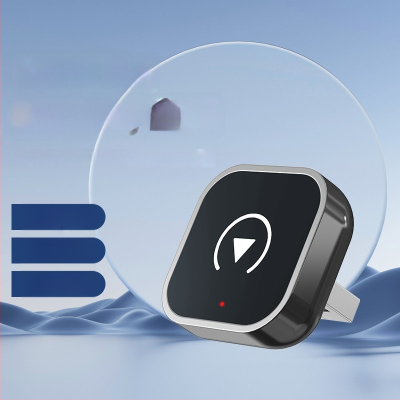 Adaptor CarPlay fără fir: convertor de la CarPlay prin cablu la CarPlay wireless pentru mașini cu CarPlay prin cablu și Android Auto, 5V, 0.25W, 40g