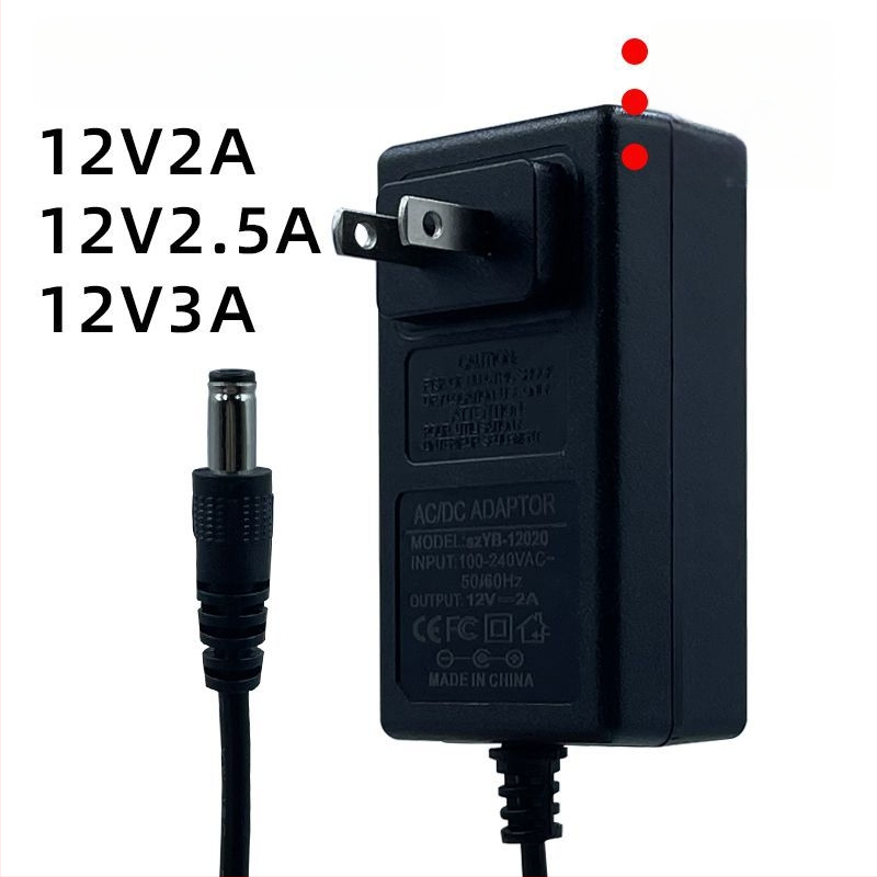 Good jia da 12V DC tápegység routerekhez, kamerákhoz és set-top boxokhoz — kimenetek 2A, 2.5A vagy 3A