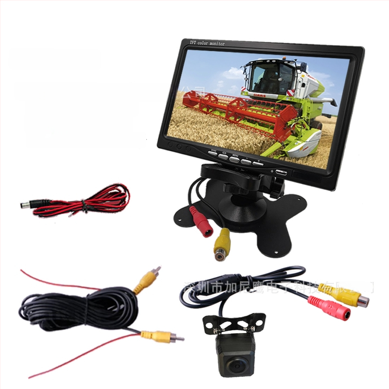 Monitor de întoarcere pentru vehicul cu cameră, 1080P TFT ecran, intrare CVBS, model JL-YJC-7003-1033-T