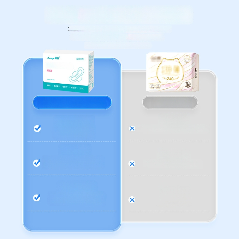 Гинекологична стерилна подложка за грижа, чист памук, дишаща, дневно и нощно използване, Morning Industry, медицински клас