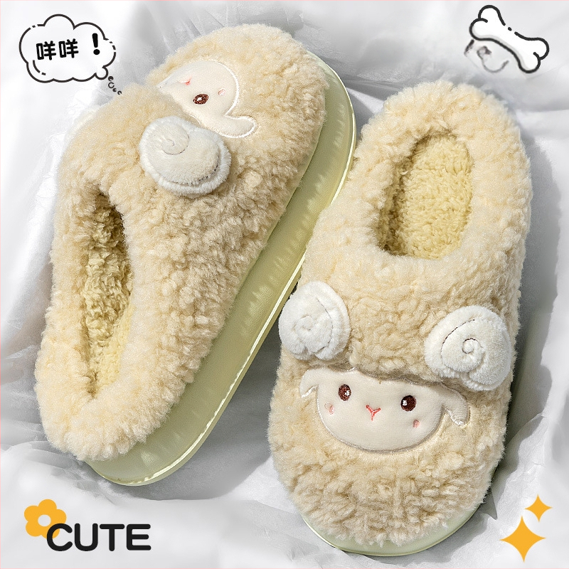 Унисекс зимни чехли с връх от замш, пухена подплата, EVA подметка, антихлъзгаща подметка, височина на тока около 3.5 cm