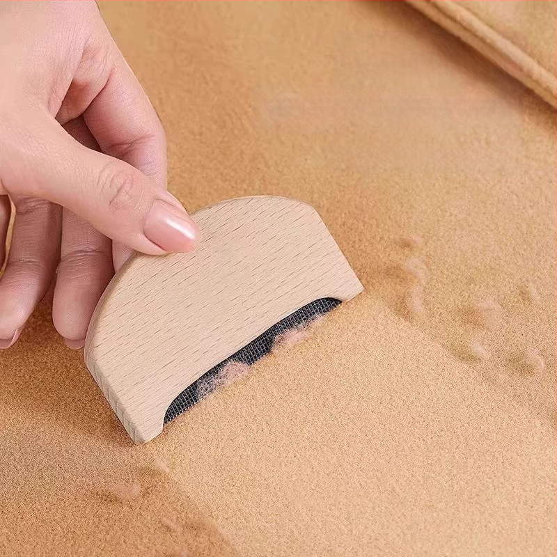 Îndepățător de scame pentru pulovere din lână — pieptene pentru cașmir, perie electrică de curățare, îndepărtător de păr pentru animale (Material: Lemn; Brand: Friendly; Stil: Modern simplu; Categorie: Role de păr, îndepărtare scame)