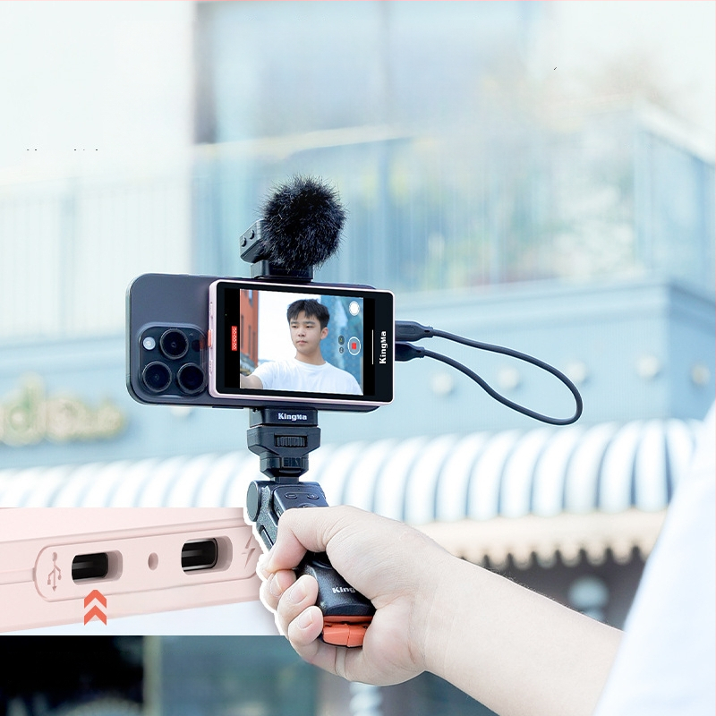 Aizmugurējais selfie displejs viedtelefonam – influenceru tiešraides monitors, pārnēsājams ceļojumu un fotografēšanas palīgs (Zīmols: Other; Modelis: Other; Veids: Official standard configuration)