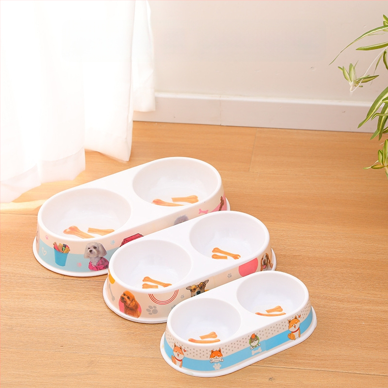 Οβάλ διπλό μπολ από μελαμίνη για κατοικίδια με διανομέα νερού • Υλικό: Μελαμίνη • Μάρκα: HAWOO • Ιδιωτική ετικέτα: Ναι • Αυτοματδική τροφοδοσία: Όχι • Συσκευασία: 120 τεμάχια ανά κουτί