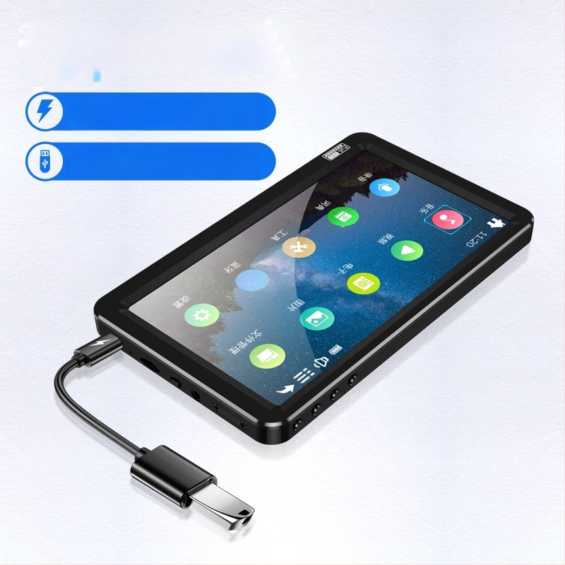 Prijenosni MP5 player s Bluetoothom, full‑screen MP4/MP3 player, podrška USB disku, za učenike