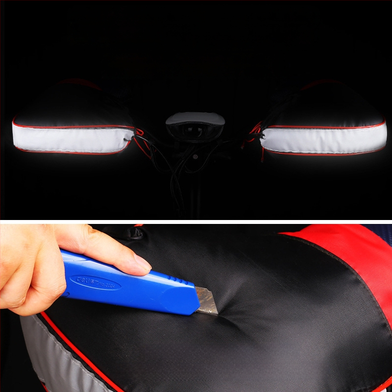 Κάλυμμα τιμονιού για χειμώνα, προστασία από τον άνεμο, συμβατό με τα τιμόνια ηλεκτρικού σκούτερ, τρίκυκλου και ηλεκτρικού ποδηλάτου