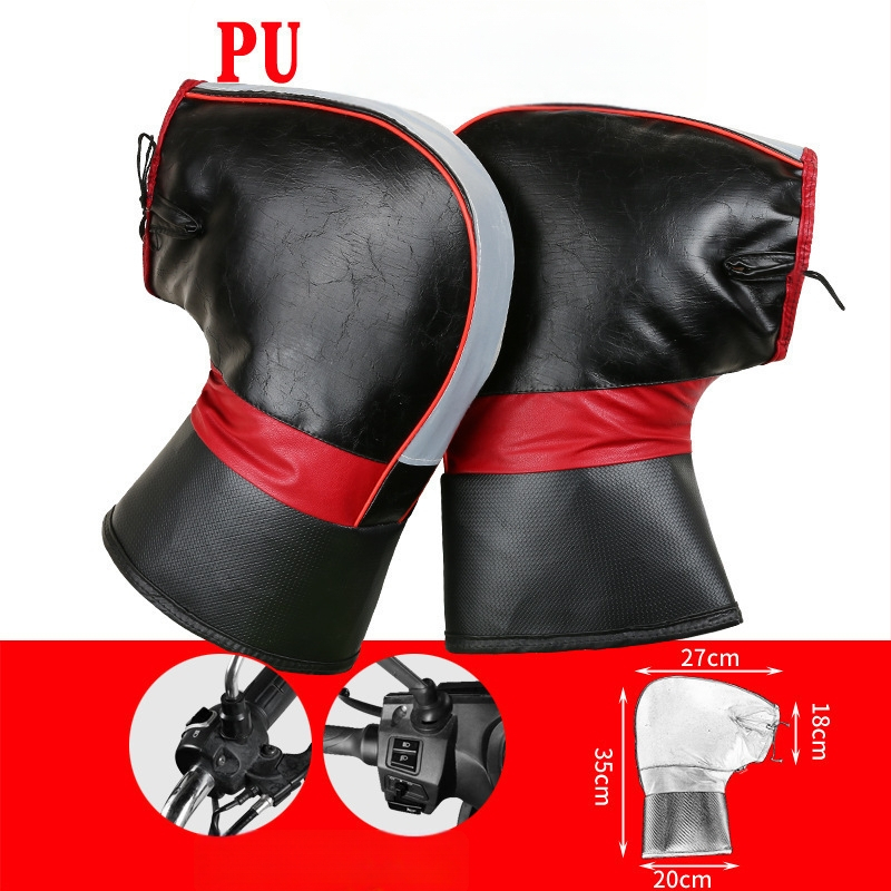 Κάλυμμα τιμονιού για χειμώνα, προστασία από τον άνεμο, συμβατό με τα τιμόνια ηλεκτρικού σκούτερ, τρίκυκλου και ηλεκτρικού ποδηλάτου