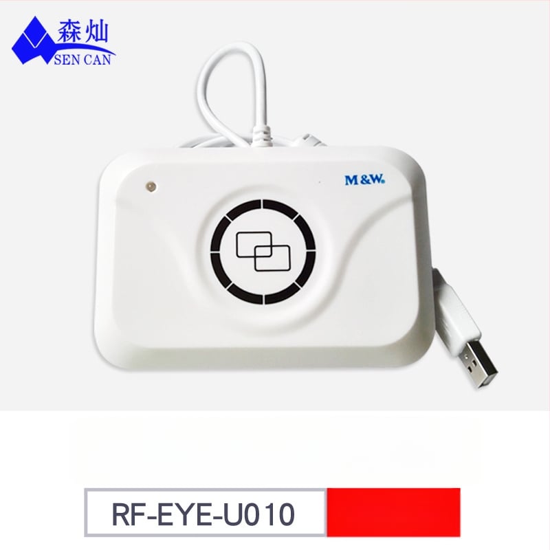 RF-EYE-U010 Bezkontaktni čitač kartica – Sencan, kompatibilan sa S50 1K/S70 4K, 13,56 MHz, domet čitanja 3–10