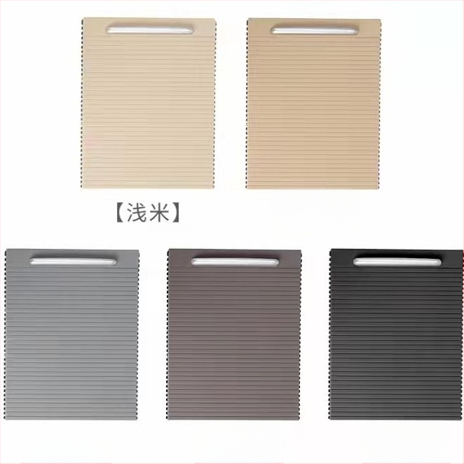 Kausa turētāja vāciņš centrālajai salona kastītei ar velkamu žalūziju — Modelis 3CD857503; Materiāls: ABS-PC + TPU; Pielāgojama