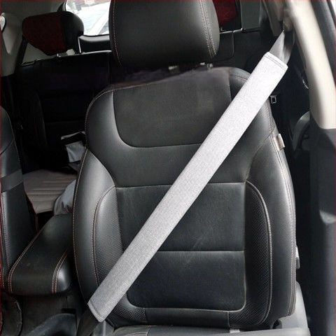 Automašīnas drošības jostas plecu spilventiņi – sintētiskas šķiedras, universāls visām sezonām