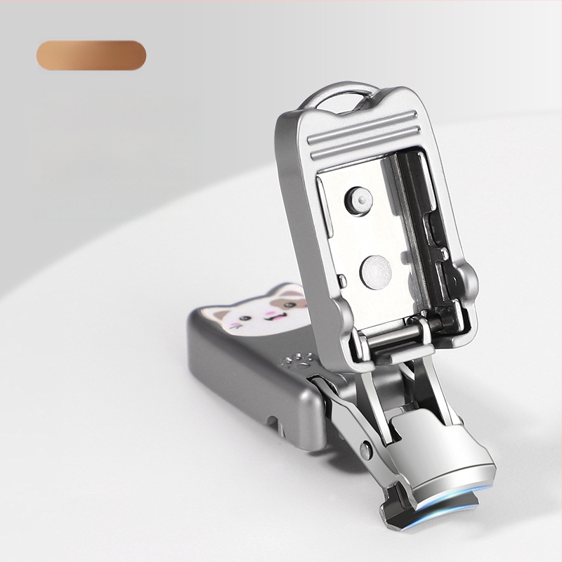 Мини сгъваем нокторезач от неръждаема стомана, портативен