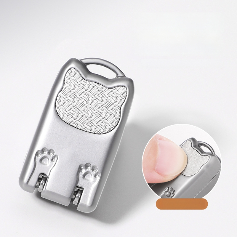 Мини сгъваем нокторезач от неръждаема стомана, портативен