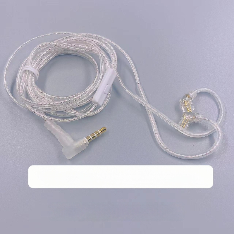 Srebreno obloženi bakreni kabel za slušalice s dvostrukim paralelnim vodovima, zamjena za KZ ZS10Pro, QDC, TRN.CCA i druge kompatibilne zvučne kartice
