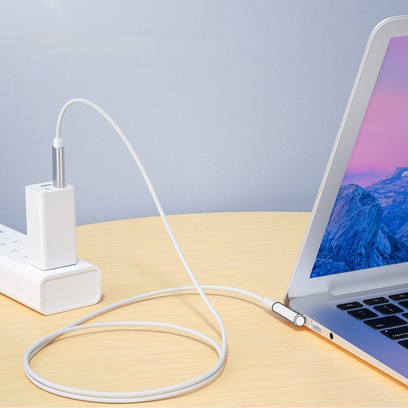 Type-C→MagSafe 1/2 töltőkábel MacBook Air/Pro-hoz, modell PD-MG1, 1,8 m hosszú, 2021-ben piacra került.