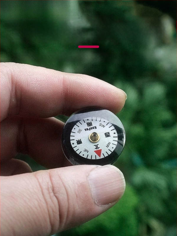 Busolă mică, portabilă, ușoară, piese DIY, accesorii pentru geantă
