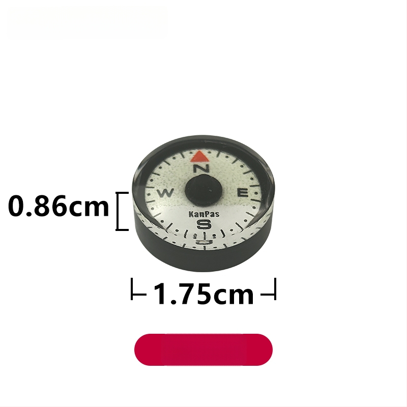 Busolă mică, portabilă, ușoară, piese DIY, accesorii pentru geantă