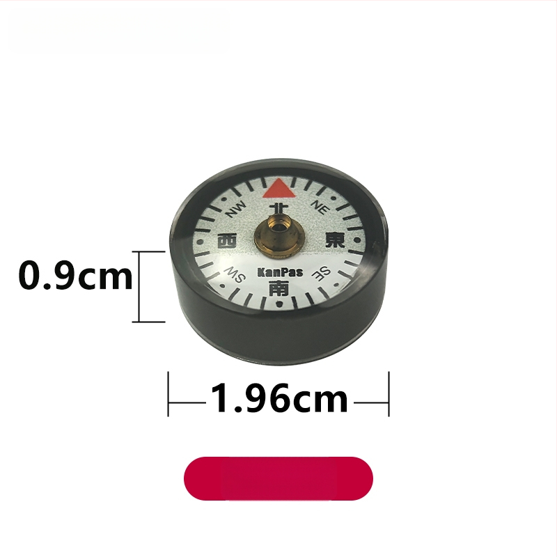 Busolă mică, portabilă, ușoară, piese DIY, accesorii pentru geantă
