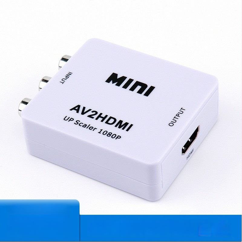 AV į HDMI vaizdo keitiklis žaidimų konsolėms, 1080P, suderinamas su visomis sistemomis, nuotolinis pažadinimas, energijos valdymas