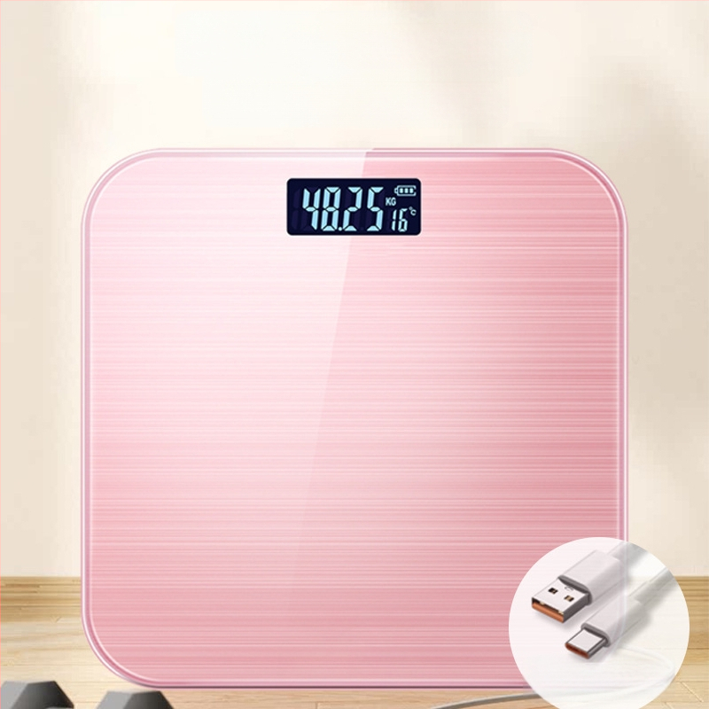 Έξυπνο οικιακό ζύγι με οθόνη θερμοκρασίας και μέτρηση σωματικού λίπους και ύδατος — εύρος 0,2–180 kg, LCD οθόνη, αισθητήρας υψηλής ακρίβειας, θερμοενισχυμένο γυαλί
