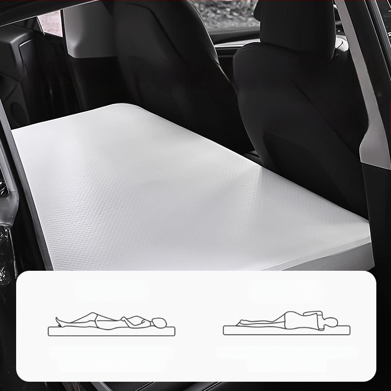 Saltea gonflabilă pentru mașină, pentru bancheta din spate Tesla Model Y – pat de dormit pentru camping nocturn (PVC)