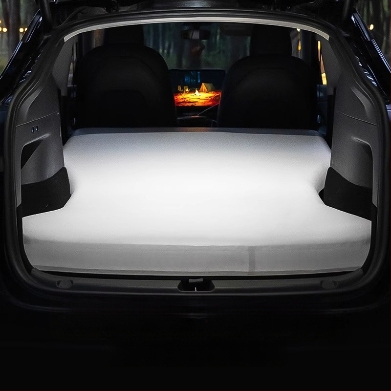 Saltea gonflabilă pentru mașină, pentru bancheta din spate Tesla Model Y – pat de dormit pentru camping nocturn (PVC)