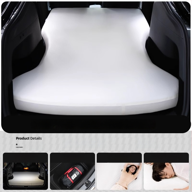 Saltea gonflabilă pentru mașină, pentru bancheta din spate Tesla Model Y – pat de dormit pentru camping nocturn (PVC)