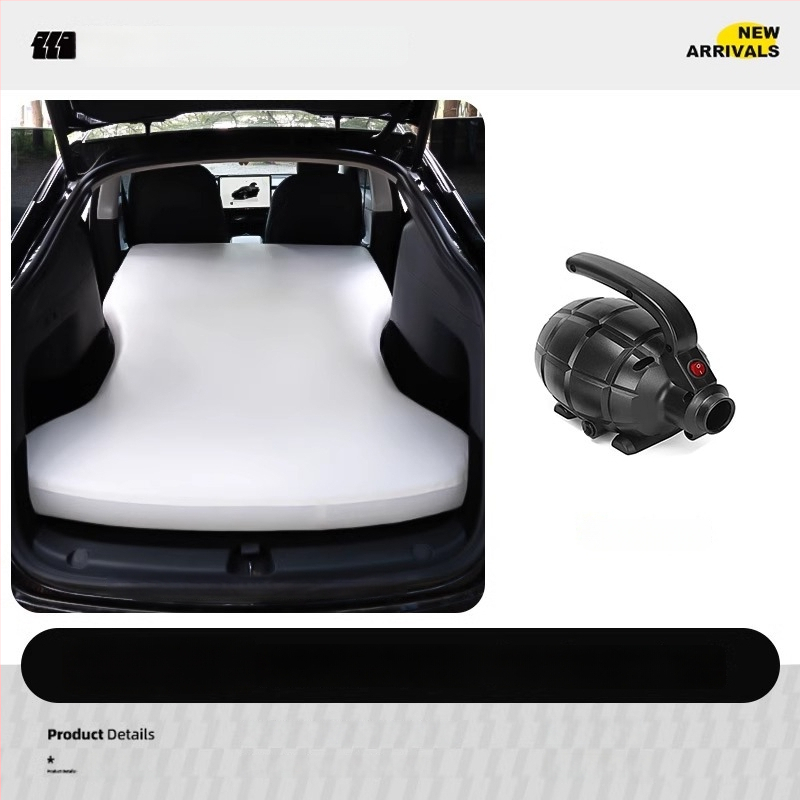 Saltea gonflabilă pentru mașină, pentru bancheta din spate Tesla Model Y – pat de dormit pentru camping nocturn (PVC)