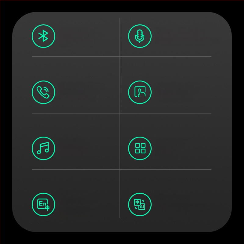 Ochelari inteligenți H06 cu traducere, muzică și apeluri; control prin atingere; material PC+ABS