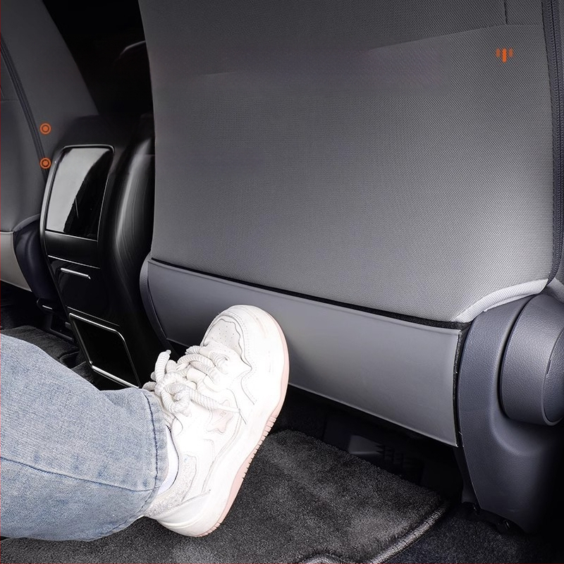 Toyota Sienna седалкова анти-ударна подложка с защита за гръб, ABS + кожа, всесезонна