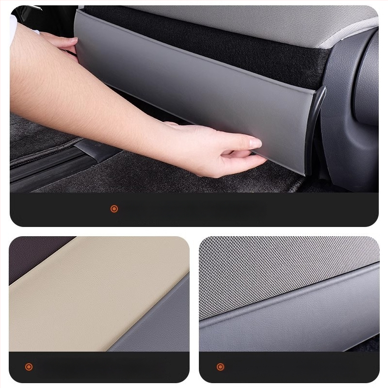 Toyota Sienna седалкова анти-ударна подложка с защита за гръб, ABS + кожа, всесезонна