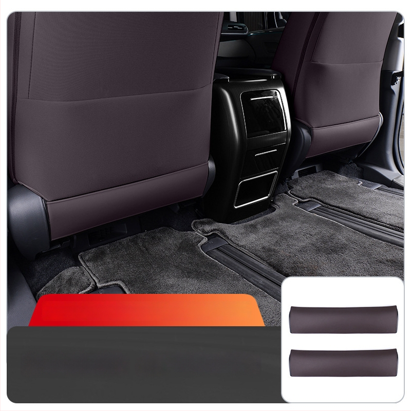 Toyota Sienna седалкова анти-ударна подложка с защита за гръб, ABS + кожа, всесезонна