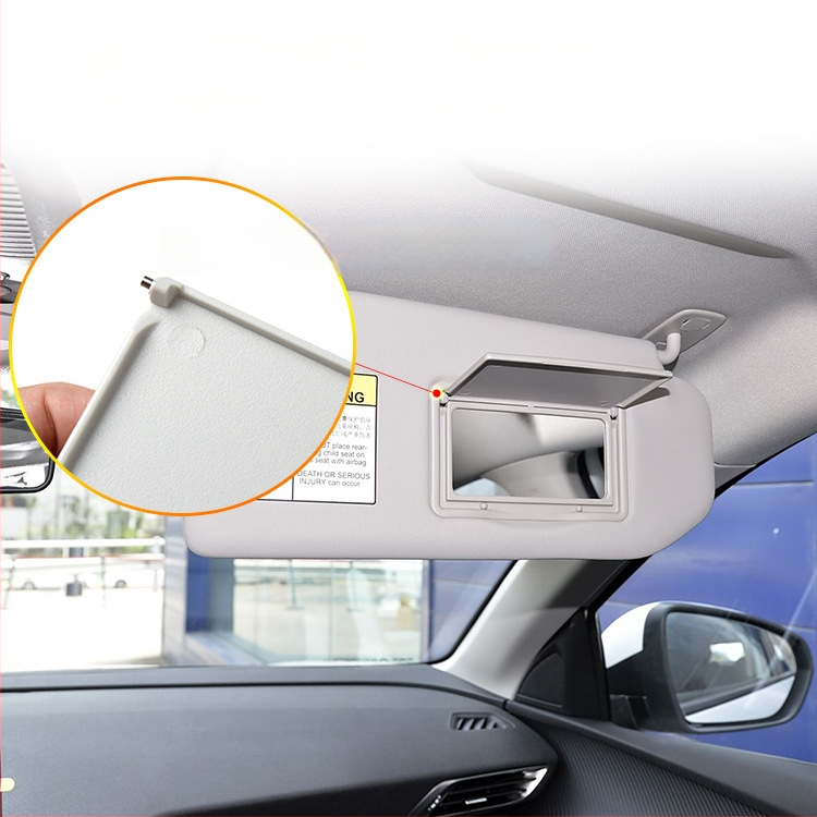 Капак на козметично огледало за слънчев визьор за Peugeot 308S/408/508/4008/3008 без светлина, монтаж snap-on