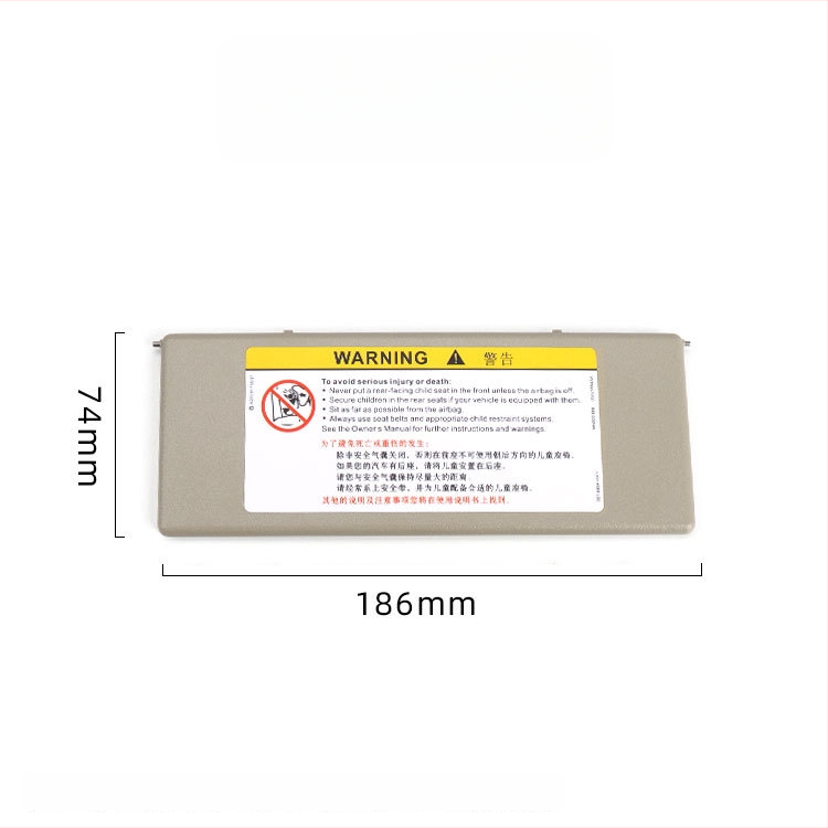 Oukachi козметично огледало за слънчева козирка — Snap-on монтаж, съвместимо с Peugeot 4008/5008/508L/308S и Citroën Tianyi C5