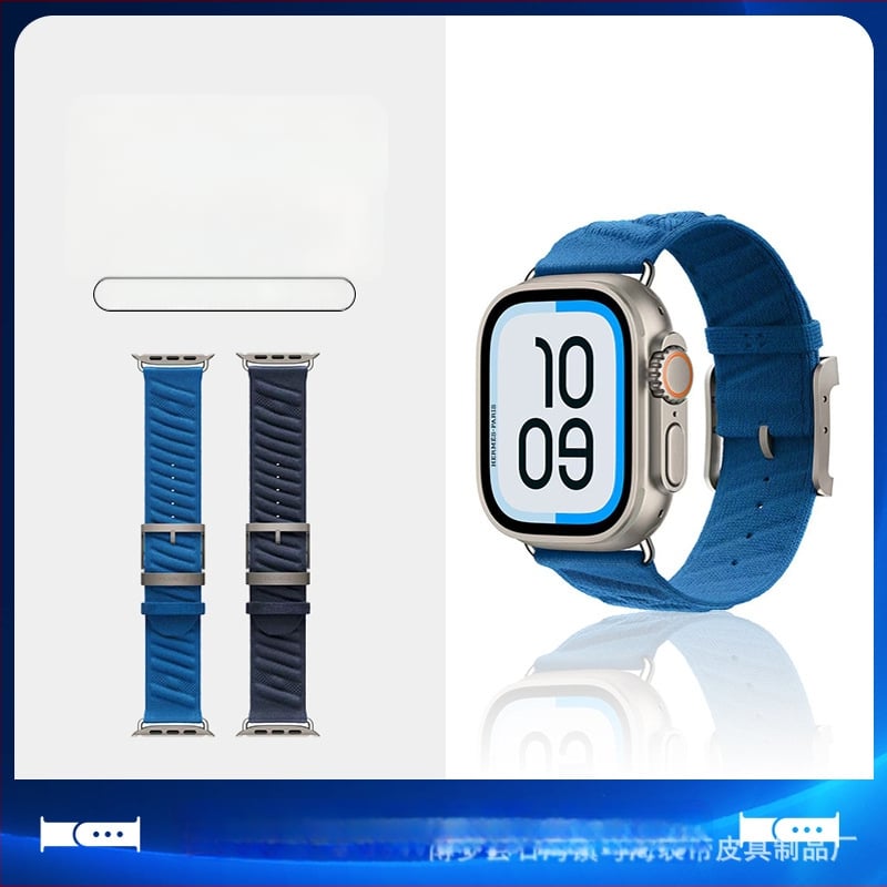 Pletena narukvica od čistog titana za Apple Watch Ultra2, 24 mm, S8, unisex