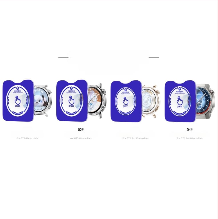 Safīra aizsargfilms Huawei Watch GT5/GT6 Pro, pilna ekrāna aizsardzība