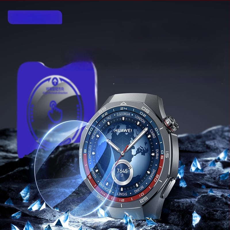 Safīra aizsargfilms Huawei Watch GT5/GT6 Pro, pilna ekrāna aizsardzība
