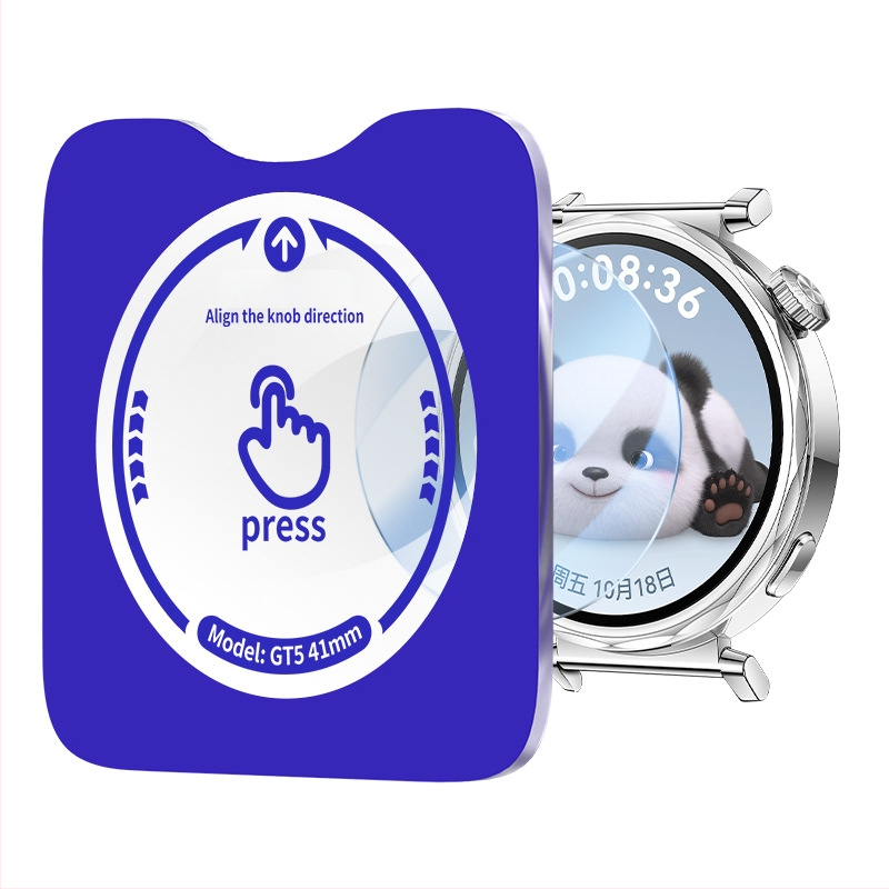 Safīra aizsargfilms Huawei Watch GT5/GT6 Pro, pilna ekrāna aizsardzība