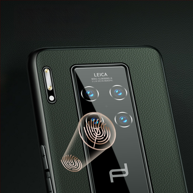 Carcasă Huawei Mate 30 RS Porsche din piele de vițel, acoperire completă, protecție împotriva căderilor