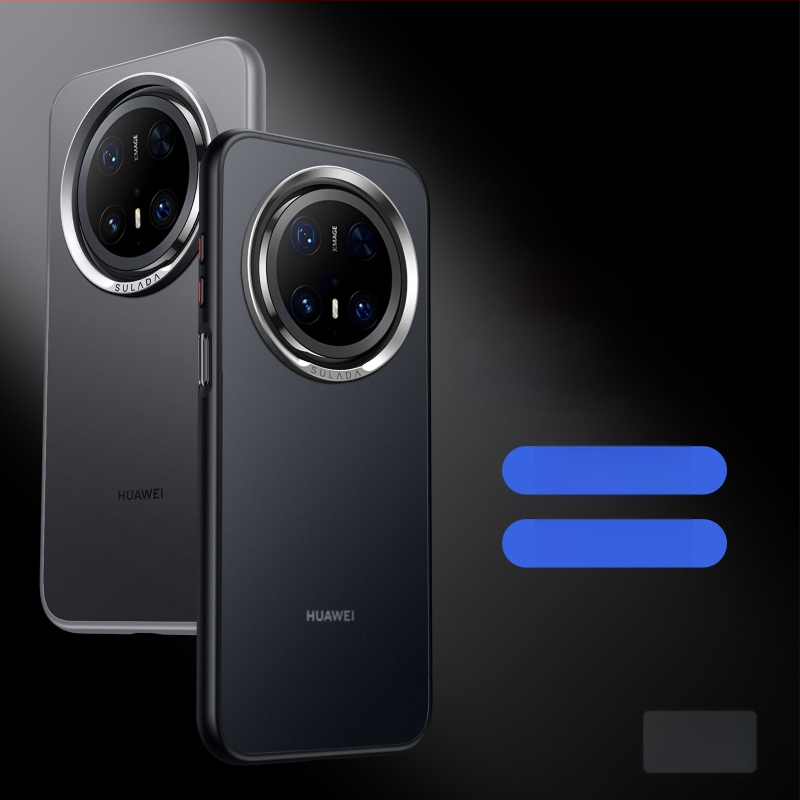 Mate80 mat zaštitno kućište za Huawei Mate70 Pro s teksturom vlakna i prstenom objektiva Sulada